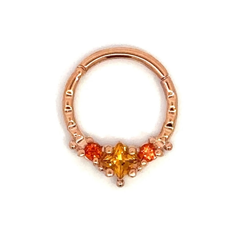 Citrine & Poppy Topaz Polaris Clicker